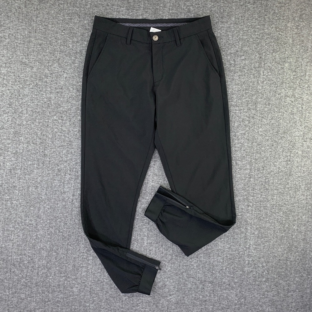 Primo Golf Joggers Men 30x29 Black Performance Pants Stretch Modern